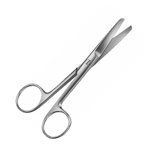 Tijeras Quirúrgicas de Acero Alemán de 6 Pulgadas, Rectas, Acabado Mate, Tijeras Médicas con Punta Ciega, Precio al por Mayor - Product Image 1