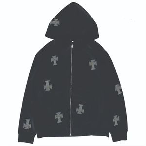 2026 New Rhinestone Sweat Suit Men USA Trendy Bling <b>Tracksuit</b> Hoodie Jogger Set Premium Fashion Wear - Product Image 2