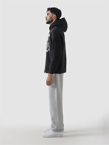 Sweat à capuche de haute qualité avec logo personnalisé, sublimation, imperméable, coupe-vent, écologique, en polaire 380g, mélange polyester/coton, pull d'hiver - Product Image 5