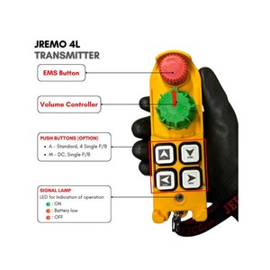 Control Remoto Industrial por Radio con Potenciómetro para Camiones con Escalera y Agricultura Inteligente, AC/DC, JEICO JREMO 4L Hecho en Corea - Product Image 5