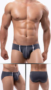 OEM 2026 Caleçons Boxers pour Hommes en Soie Glacée, Respirants et Confortables pour l'Été, avec Logo Personnalisé - Product Image 3