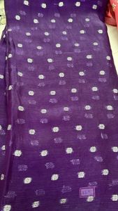 Tela de Chifón Fino con Patrón Jacquard Elegante, Material Transparente para Sarees, Dupattas y Tops, Suministro al por Mayor para Prendas de Vestir - Product Image 5