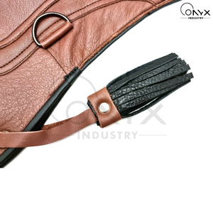 Guante de Cetrería de Cuero Vintage, Protección de Brazo Largo, Guantes para el Manejo y Entrenamiento de <span class=keywords><strong>Aves</strong></span>, Precio de Fábrica, Guantes de Talla Personalizada - Product Image 4