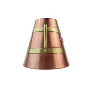 Carafe à eau en cuivre incurvée, design moderne et luxueux, grande capacité, personnalisable, avec double poignée, pour la maison et le bureau - Product Image 3