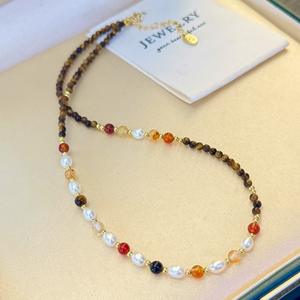 Collar con Hebilla de Lingote de Oro Retro de Alta Gama con Cuentas de Jade Verde, Estilo Chino Nuevo, Accesorio de Perlas Versátil y Moderno - Product Image 5