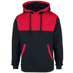 Sweat à capuche pour homme en molleton lourd 100% coton, coupe classique, épaules tombantes, avec grandes poches sur la capuche - Product Image 1