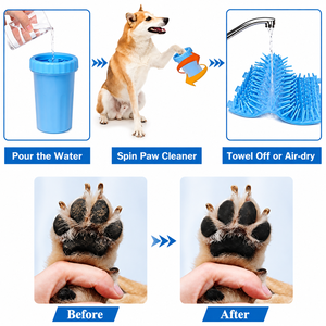 Nettoyeur de pattes de chien portable en silicone, tasse de nettoyage pour chiens et chiots, fournisseur en gros - Product Image 4