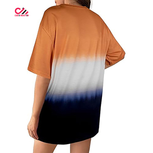 Camisetas Personalizadas para Mujer, de Manga Corta, Cuello Redondo, Holgadas, con Hombros Caídos, Ecológicas - Product Image 2
