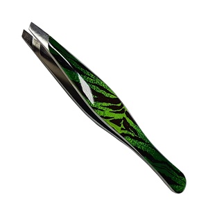 Pinzas Profesionales para Depilación de Cejas con Punta Inclinada, Pinzas de Alta Calidad para Uso Personal y en Salones de Belleza - Product Image 6