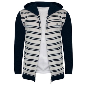 Sweat à capuche à manches longues pour hommes, pull multicolore, demi fermeture éclair, col en avant, mode d'hiver, - Product Image 2