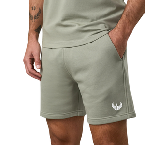Mens Sage Green Jersey <b>Shorts</b> Casual Athletic Gymwear Lightweight Running Fitness Summer Activewear <b>Shorts</b> - Product Image 4