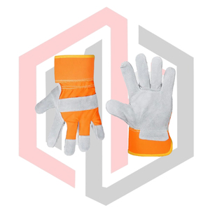 Guantes de Bombero Reforzados de Piel Dividida, Antiestáticos, Sin Silicona, Suaves, Flexibles, Transpirables y Cómodos - Product Image 4