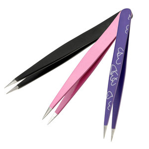 แหนบคิ้วคุณภาพสูง สแตนเลสสตีล ปลายแหลมคม สำหรับตกแต่งคิ้ว - Product Image 6