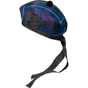 Gorro Escocés Tradicional Glengarry 100% Lana Pura, Orgullo de Escocia, con Cinta Negra - Product Image 2