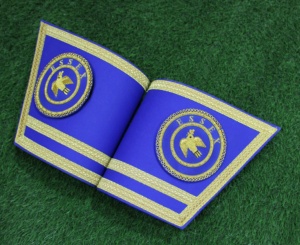 Manchettes de regalia maçonniques de l'Arche Royale Provinciale, 100% polyester, broderie, unisexe - Product Image 4