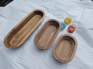 Cuencos de Madera Rectangulares Hechos a Mano al por Mayor y Recipientes Personalizados para Velas para Halloween y Navidad |   Fabricante OEM - Product Image 6
