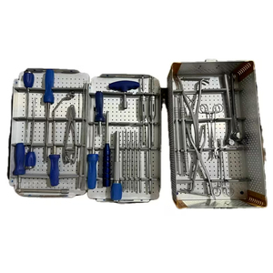Orthopedic Surgical Instrument Set With Sterilization Tray Stainless Steel <b>Precision</b> <b>Tools</b> Kit - Product Image 3