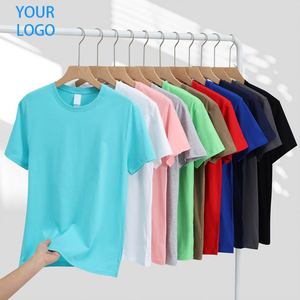เสื้อยืดคอกลมแขนสั้นทรงปกติสำหรับผู้ชาย สีพื้น ผ้าฝ้ายเจอร์ซีย์ 100% พร้อมโลโก้ที่คอหลัง สไตล์ลำลอง - Product Image 2