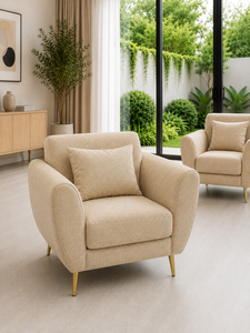 Sofá Minimalista Esmeralda 221 ROMA, Conjunto de 221 Plazas para Sala de Estar, Apartamento, Hotel, Uso Ecológico, Tela Personalizada, Mueble Cuadrado - Product Image 3