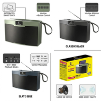 Haut-parleur portable LN-1026BT avec antenne télescopique, radio FM, mini enceinte sans fil 6W, audio puissant, vente en gros