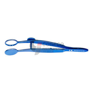 Pinces en micro-titane à pointe fine, instruments chirurgicaux de précision, manipulation délicate des tissus, outils de qualité médicale - Product Image 1