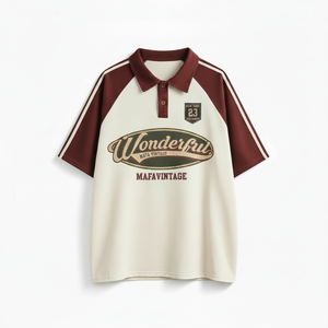 Camiseta Polo Deportiva Vintage Unisex Personalizada de Fábrica, 100% Algodón, Resistente, Transpirable, Ropa de Verano al por Mayor - Product Image 1