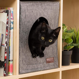 Buatan tangan merasa tempat tidur kucing untuk dalam ruang kucing besar gua kucing untuk rak hewan peliharaan - Product Image 5