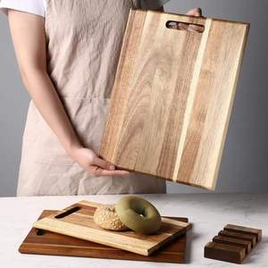 Tabla de cortar rectangular de resina con orificio para colgar, 1.5 cm de grosor, apta para lavavajillas, tamaños personalizados para preparación de alimentos en la cocina - Product Image 6