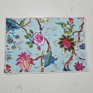 Handmade Cotton Quilted <b>Placemat</b> Rustic Farmhouse Style Dining Table Mat Cotton Heat Resistant Tableware Boho <b>Placemat</b> Export - Product Image 1