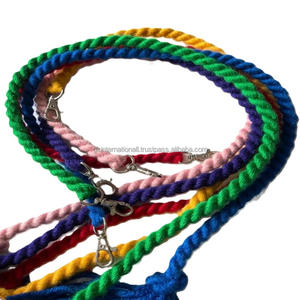 Cordon de traction en nylon avec boucle métallique, fourniture directe du fabricant, attache de lanière, boucle anti-rouille, attache pour cheval, cordon de traction en nylon - Product Image 1