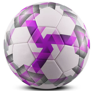 Ballon de football/futsal personnalisé avec logo, en PU thermocollé, haute performance, léger, écologique, avec vessie en caoutchouc, idéal pour les matchs - Product Image 2