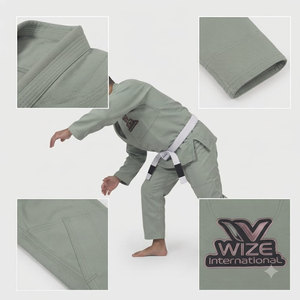 Uniforme de Jiu-Jitsu con Logotipo Personalizado al por Mayor, Kimono BJJ, Gi de Jiu-Jitsu Brasileño, Traje de Entrenamiento de Artes Marciales para Hombre, Último Estilo - Product Image 5