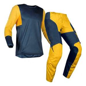Conjunto de Equipamiento de Motocross Personalizable al por Mayor, Pantalones y Jersey de Cuero para Carreras MX, Ropa Deportiva con Nombre de Equipo Personalizable - Product Image 5
