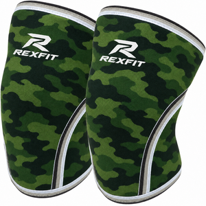 Genouillères de sport de haute qualité pour squats, musculation, entraînement fitness, logo personnalisé, OEM, ODM, vente en gros, usine - Product Image 1