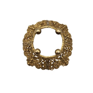 Royal Style Gold Metal And Glass Decorative Bowl Perfect For Special <b>Occasion</b> Decor And Guest Entertaining <b>Table</b> Display - Product Image 5