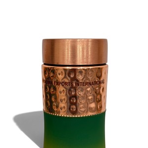 Luxury Hammered <b>Copper</b> <b>Drinking</b> <b>Bottle</b> from Indian exports international. (Certified pure <b>copper</b>) - Product Image 3