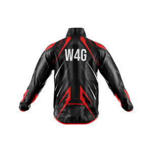 Men's Casual Spring Wear Nylon Coated Windproof Windbreakers Breathable Eco Friendly Pattern Turtleneck Collar Zipper Closure - Product Image 2