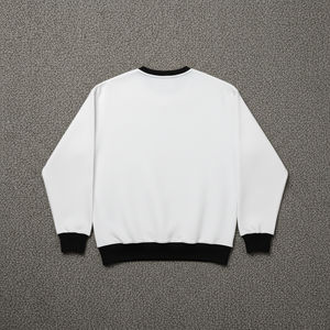 Sweat-shirt en molleton pour homme de haute qualité, coupe classique, col rond, color block, mélange polyester/coton, confortable et élégant - Product Image 6