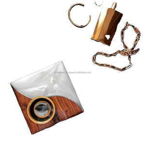Quemador de Incienso de Madera Tallado a Mano de Lujo con Soporte para Resina de Oud, Juego para Fragancia de Hogar de Lujo Árabe y Decoración de Bendiciones de Ramadán - Product Image 2