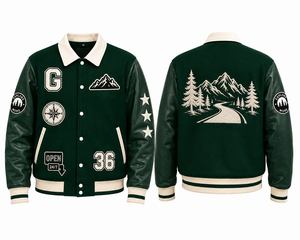 Hot Selling <b>Men's</b> Plus Size Embroidered Windproof Varsity <b>Baseball</b> <b>Jackets</b> Custom Stand Collar Autumn Coats Wholesale College - Product Image 2