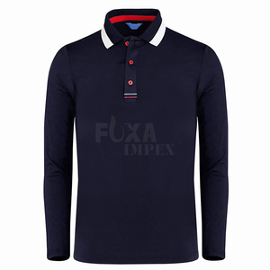 Camisetas Polo de algodón de secado rápido 2024 para hombre, venta al por mayor OEM, ropa de gimnasio de manga corta, logotipo personalizado, diseño de marca deportiva - Product Image 2