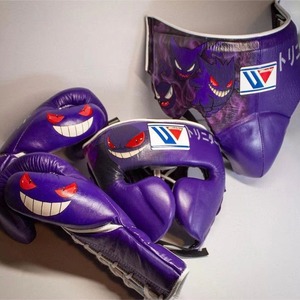 Kit de Boxeo Profesional de Piel con Diseño Nuevo y Estampado, para Entrenamiento y Combate, con Protección UV, Superventas - Product Image 1