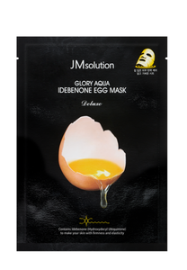 Mascarilla Facial JMSOLUTION GLORY AQUA IDEBENONE EGG DELUXE |   30ML*10EA |   Cuidado Antiarrugas y Antienvejecimiento |   Hialuronato de Sodio |   K-beauty - Product Image 3