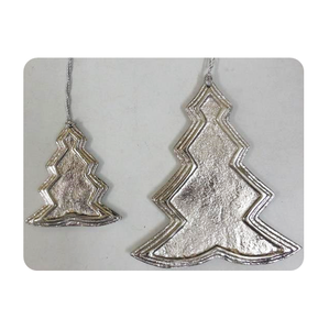 Adornos Colgantes de Metal Hechos a Mano para Árbol de Navidad, Árboles Decorativos Recortados, Varios Tamaños, Cuerdas, Ecológicos, para Fiestas y Bodas - Product Image 5