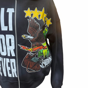 Sudadera con capucha y cremallera para hombre, con estampado digital de invierno, la más vendida y demandada, de la mejor moda, fabricada en fábrica, precio económico, 100% algodón. - Product Image 5