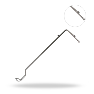 Forceps obstétrical pour porcs de 23 pouces, instrument vétérinaire obstétrical pour l'assistance au porrage des truies - Product Image 1