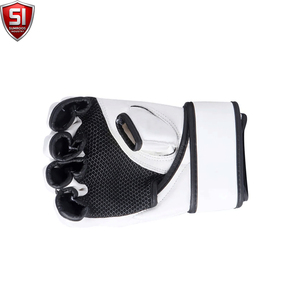 Guantes de Entrenamiento Unisex de Medio Dedo de PU de SUMROOS INDUSTRY, Cierre Ajustable con Gancho y Bucle, para MMA, Boxeo, Artes Marciales, Personalizables, Digitales - Product Image 6