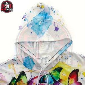 Nuevo y Moderno, Cómodo, Diseño Único, Última Moda, Corte Regular, Ropa Casual de Calle, Otoño, Bolsillo, Estampado Artístico de Mariposas, Alta Calidad - Product Image 6