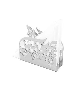 Porte-serviettes doré spécial Ramadan support de mouchoirs en métal martelé décor de Table islamique élégant organisateur de table à manger - Product Image 1