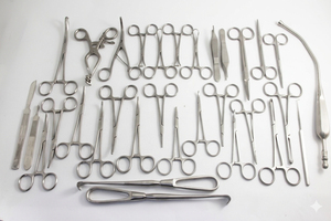 Ensemble d'instruments chirurgicaux pour trachéotomie de qualité supérieure, 32 pièces, en acier inoxydable, réutilisables, outils chirurgicaux médicaux pour les hôpitaux - Product Image 4